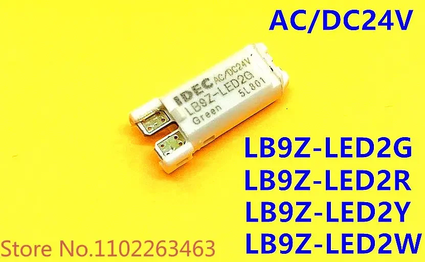 5 pieces LB9Z-LED2G bulb LB9Z-LED2R LED2A PW Y button switch bulb