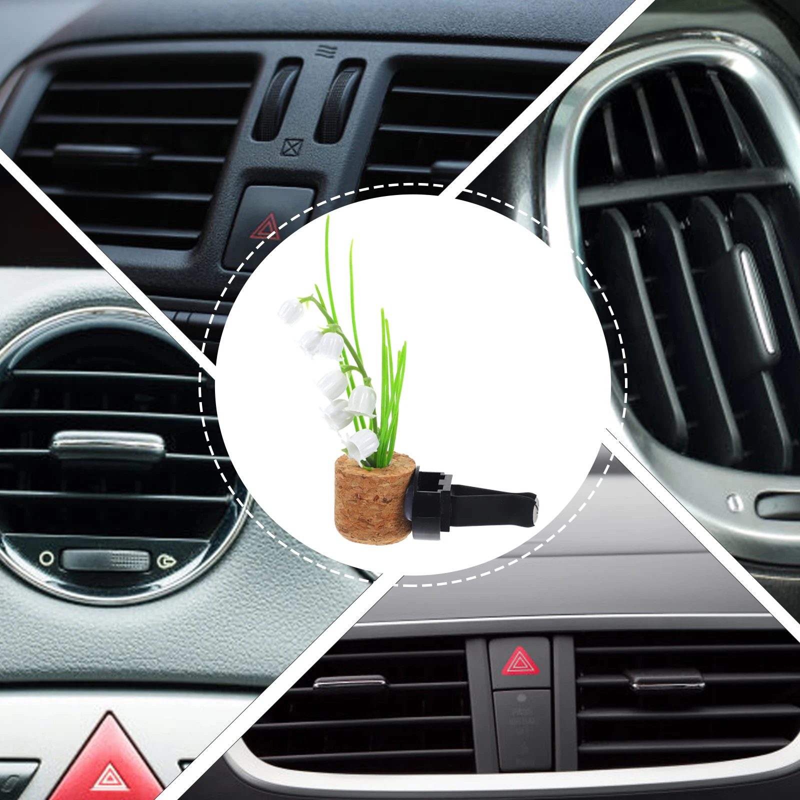 

Car Vent Diffuser Clips Air Outlet Freshener Plant Design Aroma For Vehicle Car Interior Decor Dashboard Decoration Outlet