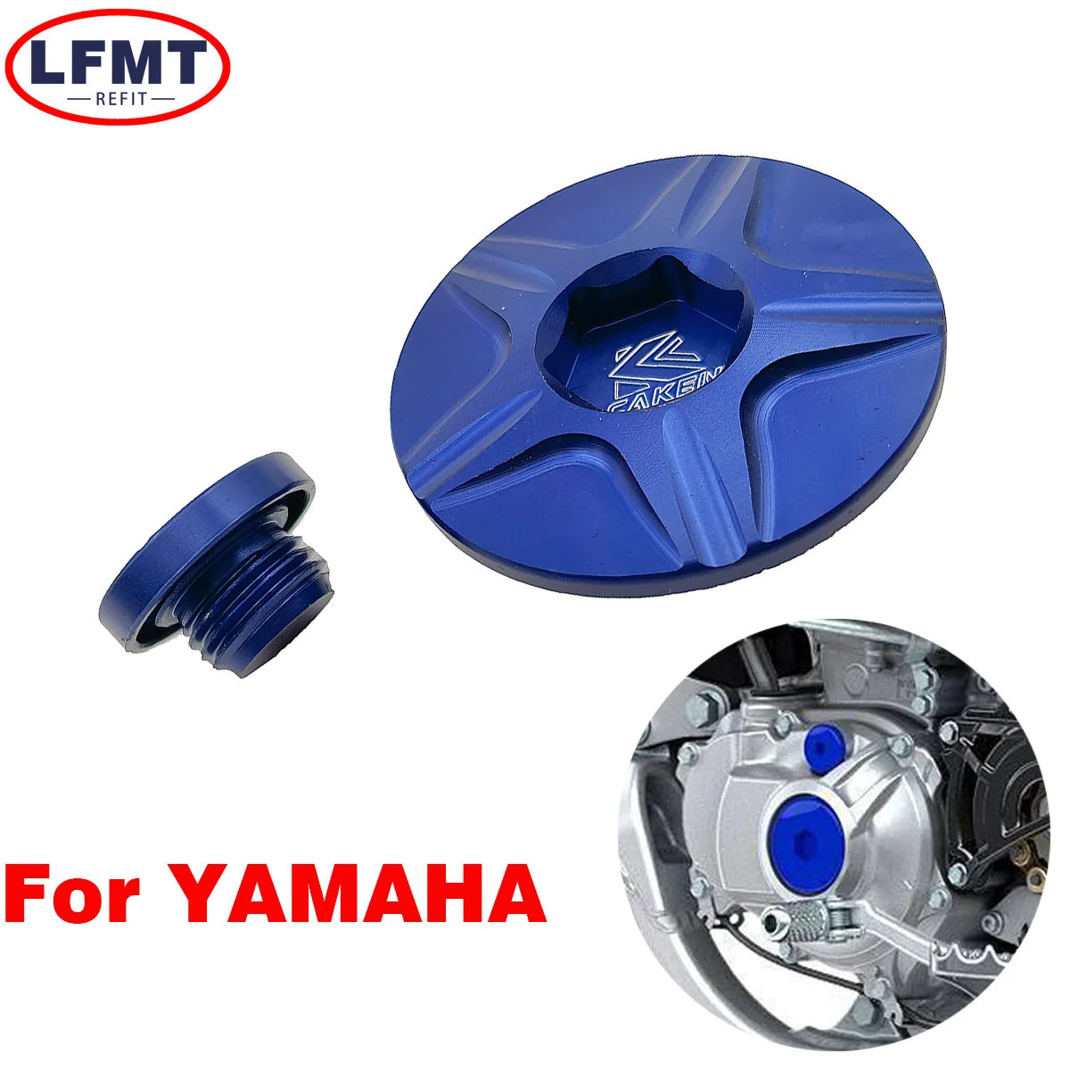 

CNC Aluminum Billet Engine Timing Plug Oil Plug Set For Yamaha WR250F WR450F YFZ450R YFZ450X YZ250F YZ250FX YZ450F YZ450FX