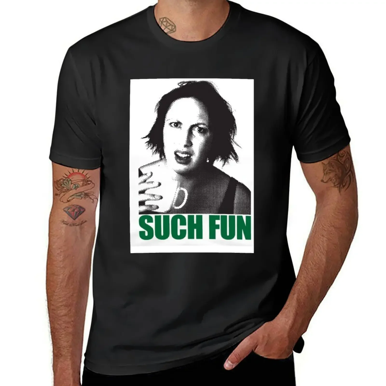 

miranda hart such fun T-Shirt tops graphics customizeds plain t shirts for men pack