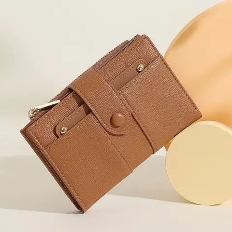 Portable Card Holder PU Passport Bag Ticket Holder Passport Cover Travel Wallet Card Case Airplane Check-in Fold Purse Men