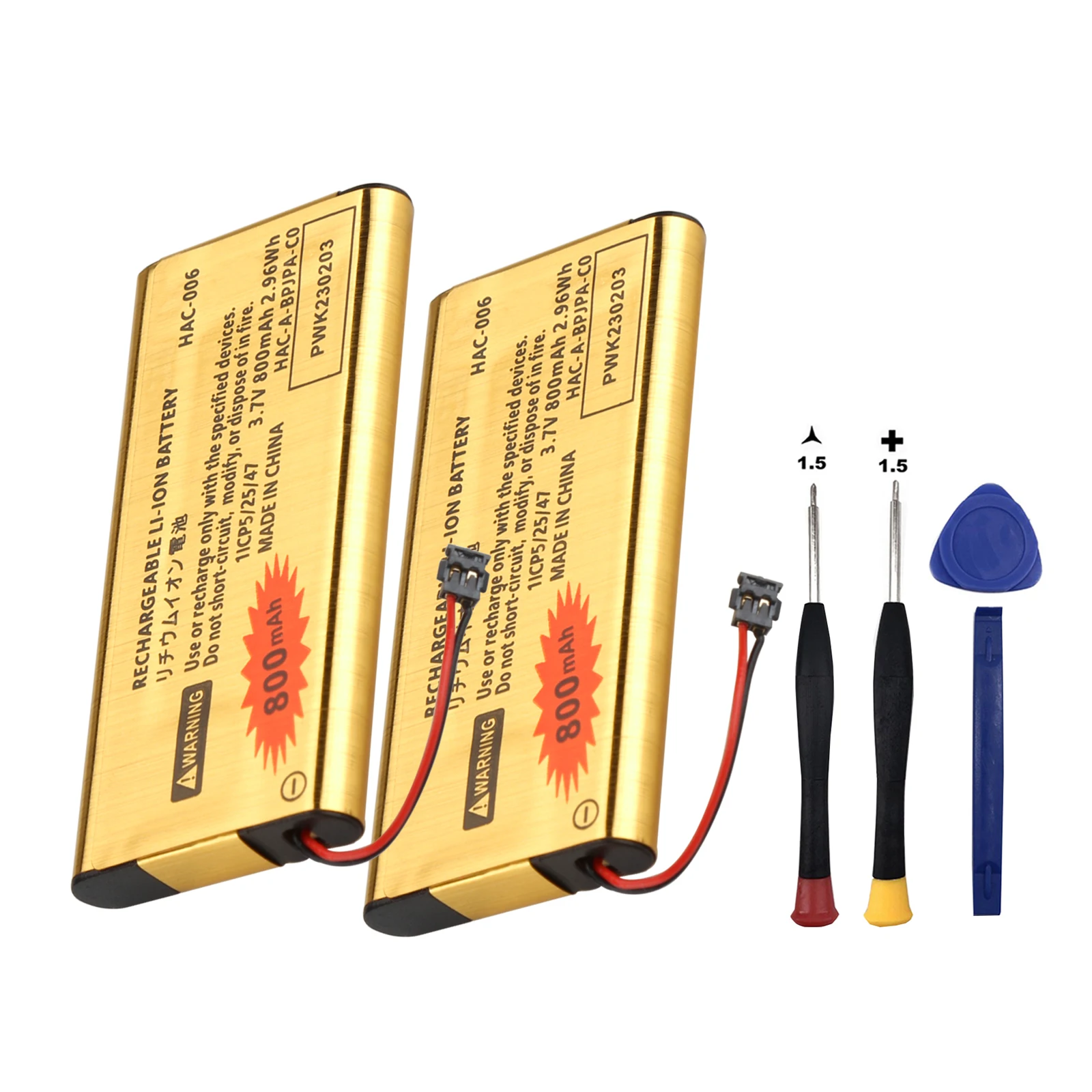 High Capacity  800mmAh HAC-006 HAC 006 Battery for Nintendo Switch HAC-015 HAC-016 HAC-A-JCL-C0 HAC-A-JCR-C0 Switch NS Joy-Con