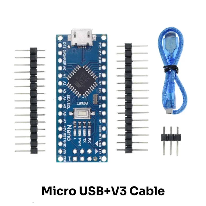 Mini / Type-C / Micro USB Nano 3.0 Met de bootloader-compatibele Nano-controller voor Arduino CH340 USB-driver 16Mhz ATMEGA328PB