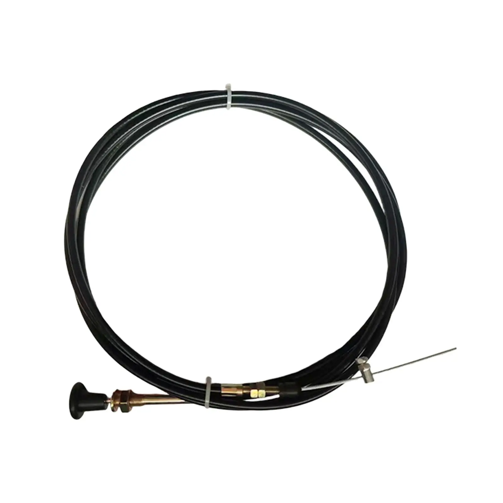 Engine Shutdown Choke Cable 6m Steel Replacement Manual Throttle Controller for Car Truck Van Agricultural Machinery