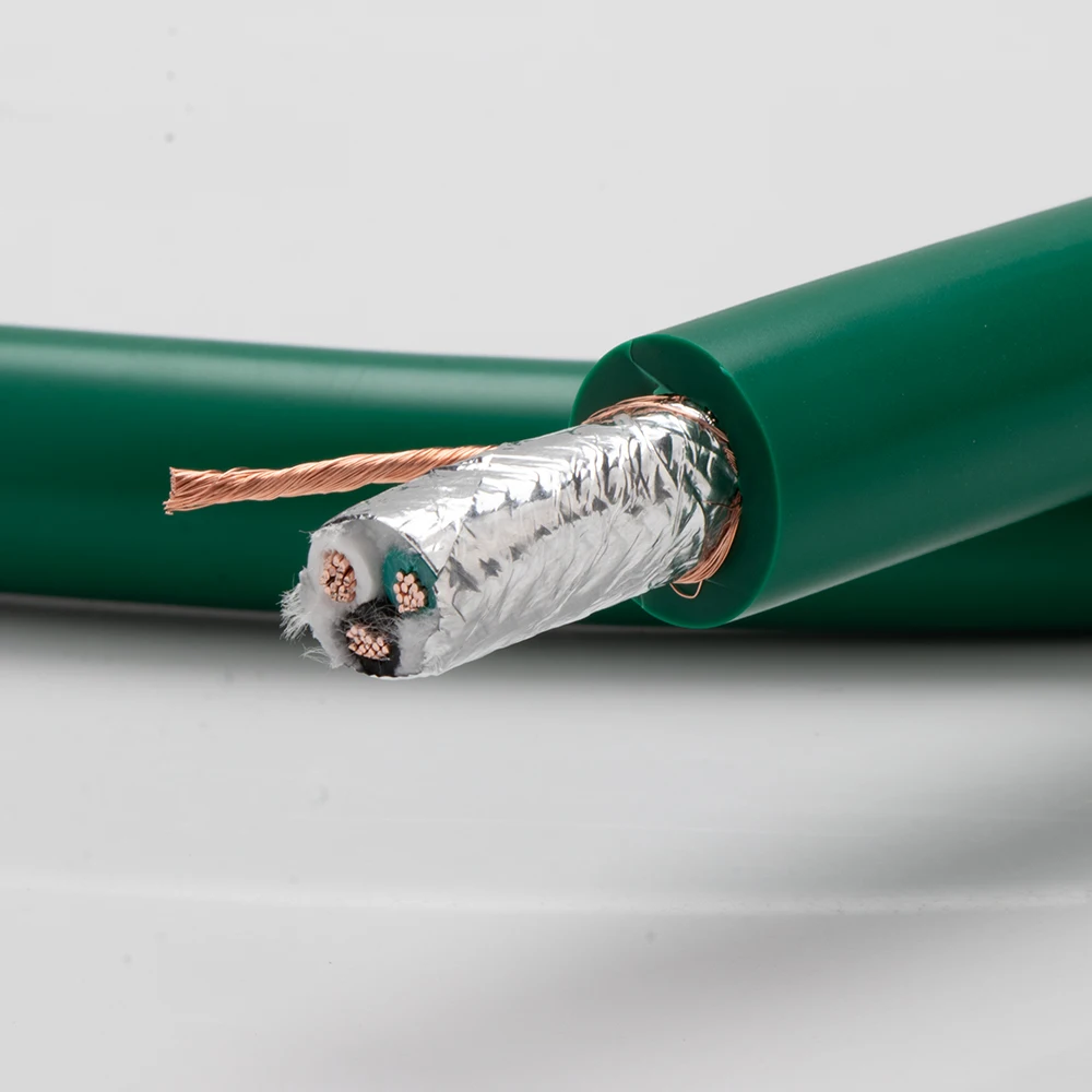 Preffair D502 OFC Copper Mix Silver Plated Bulk Power Cable 12AWG AC Power Cable for HiFi Power AMP, Speaker
