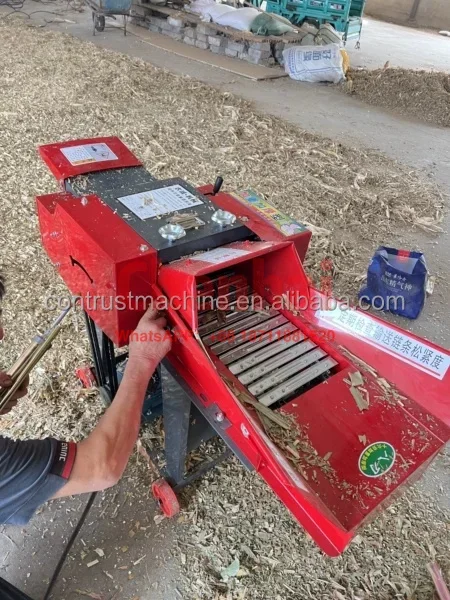 combined grass chopper chaff Cutter and corn crusher machine for cow sheep farm