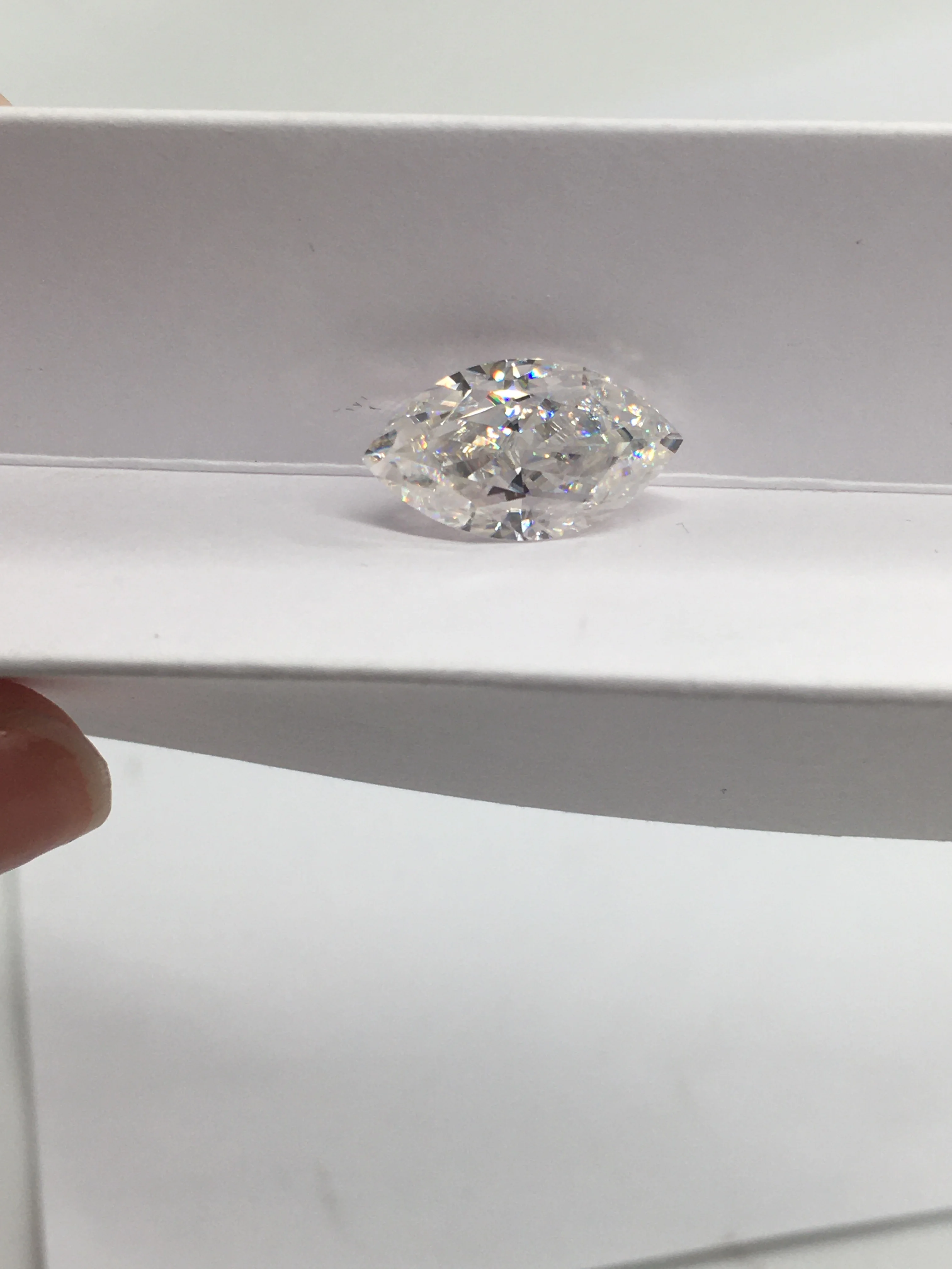 4X8-10x20mm  DEF  VVS1 Crushed Ice  Marquise Cut Holycome Moissanite GRA Certificated  Moisanite Diamond Test Positive Wholesale