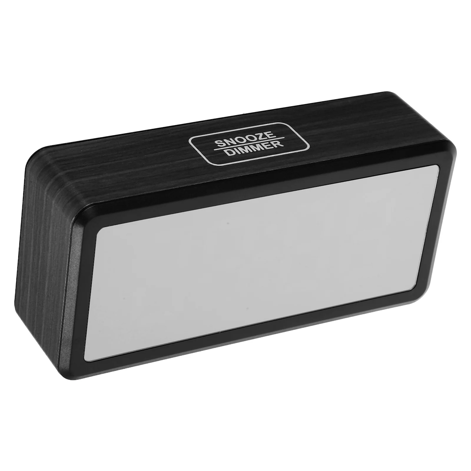 

1Set Smart Dimming Alarm Clock LED Wood Grain Design Digital Clock with Weekday Display for Bedroom Tabletop Alarm Clocks