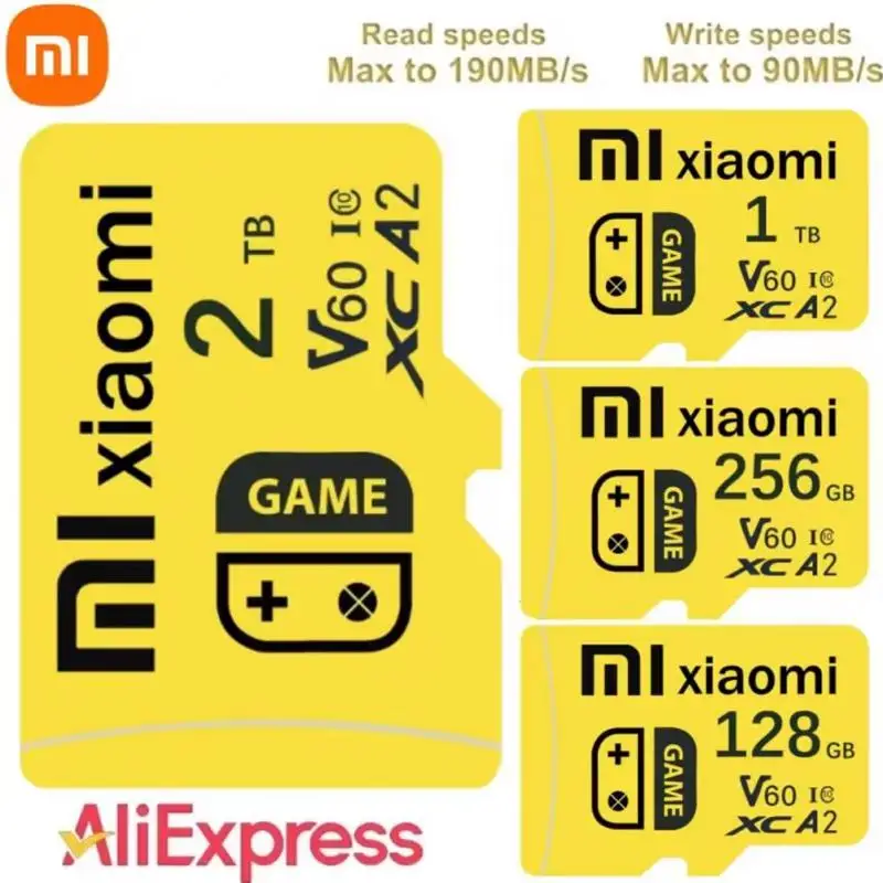 Xiaomi-Carte mémoire Mini SD/TF, haute vitesse, Micro classe 10, 64 Go, 256 Go, 128 Go, 512 Go, Extreme Pro, carte vidéo Flash, 2 To