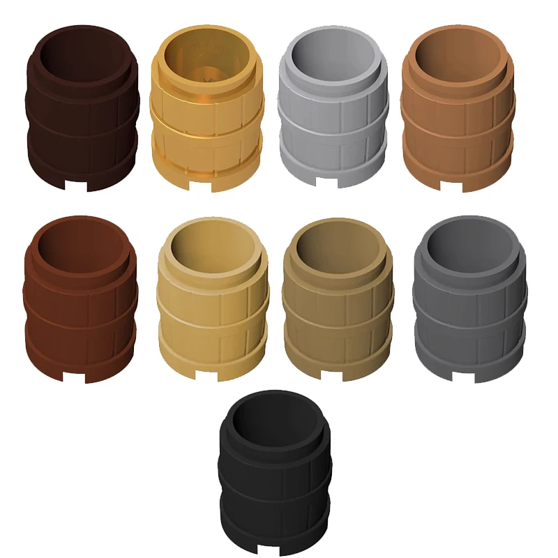 10PCS/LOT 2489/26170 Barrel 2x2x1.667 Small Particle Puzzle Building Block Parts