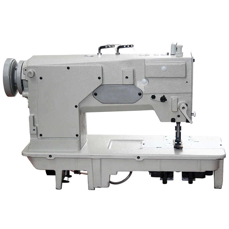 872 Cheap Double Needle Flat Bed Lockstitch Machine,Automatic Walking Foot Leather Industrial Sewing Machine for Sale
