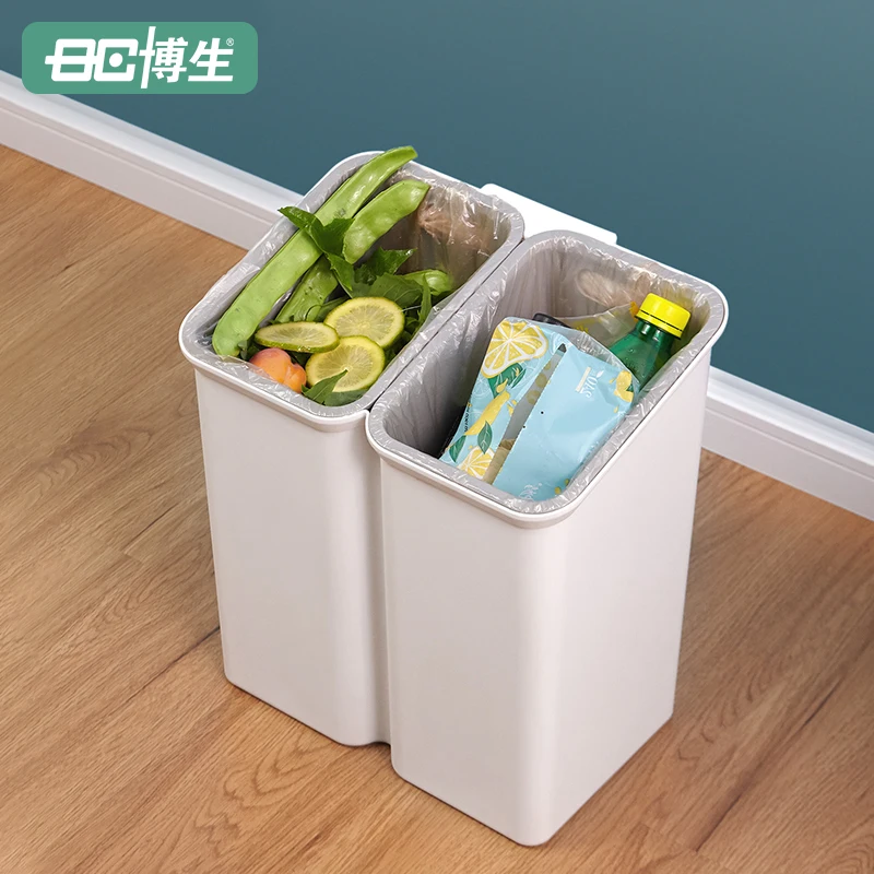 

Plastic Trash Can Kitchen Big Drawer Storage Containers Trash Can Cube Dustbin Kosze Do Segregacji Smieci Waste Bins BG50WB