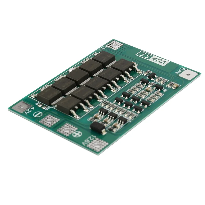N11R 3S 40A 18650 Li-Lítio Bateria Carregador Placa de Proteção Bms Para Motor de Broca Módulo 11.1V 12.6V