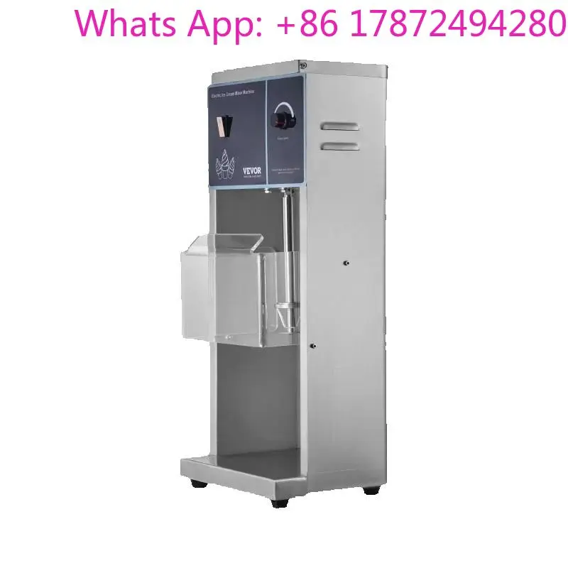 Ice Cream Blender High-Speed Ice Cream Maker Mixer Stir Machine Speed Adjustment Stainless Steel Ice Cream Shaker