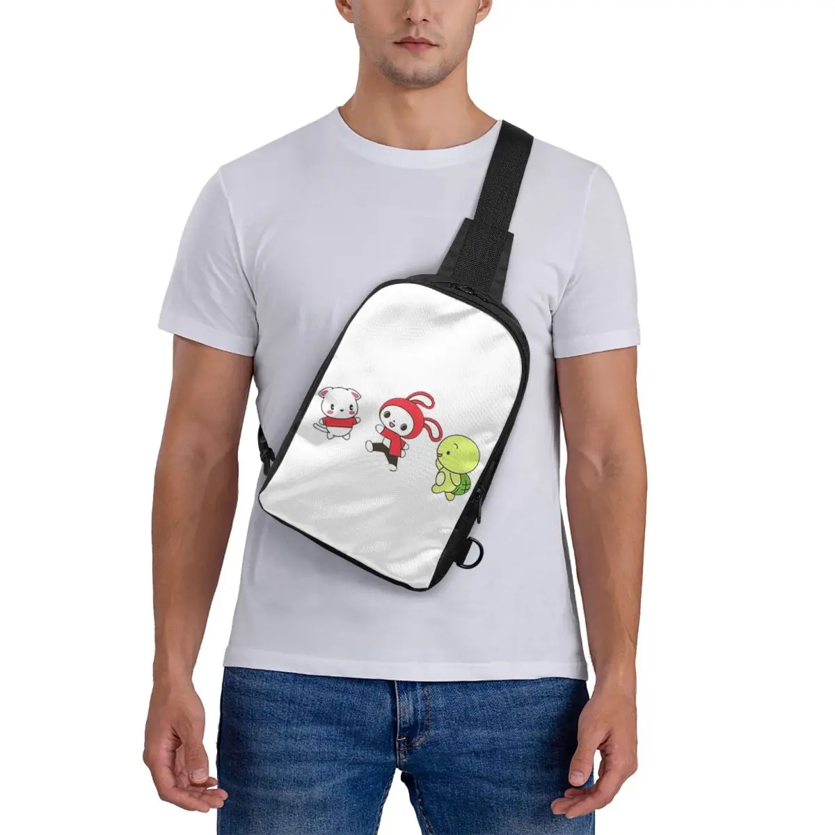 

Jj Mikey Maizen Chest Bag Crossbody Backpack Sling Shoulder Bag For Men Travel Hiking Daypack