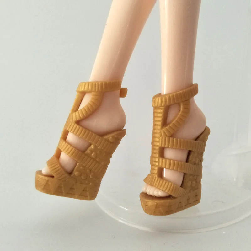 1pair Fashion Doll Shoes For Monster Dolls High-Heel Shoes Sandals For Ever After High 1/6 Demon Monster Doll Accessories
