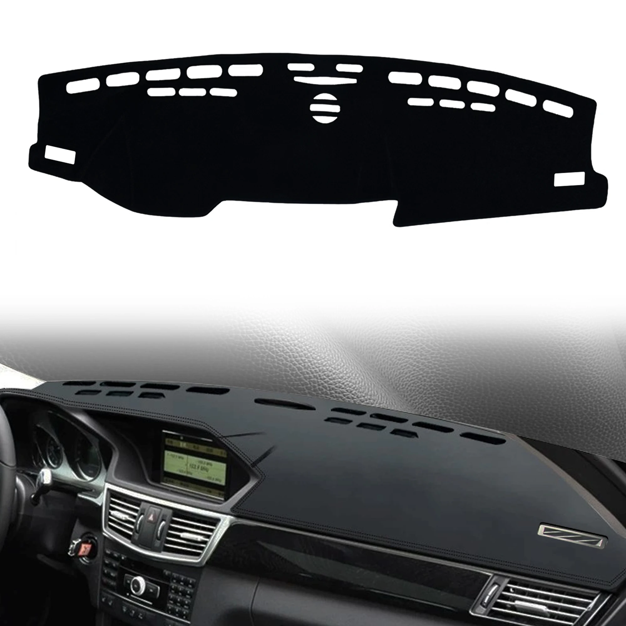 for Mercedes-Benz E-Class E Class 2009-2016 W212 W207 A207 C207 E350 Fit Dashboard Cover Dash Mat Anti‑Slip Dashmat Accessories