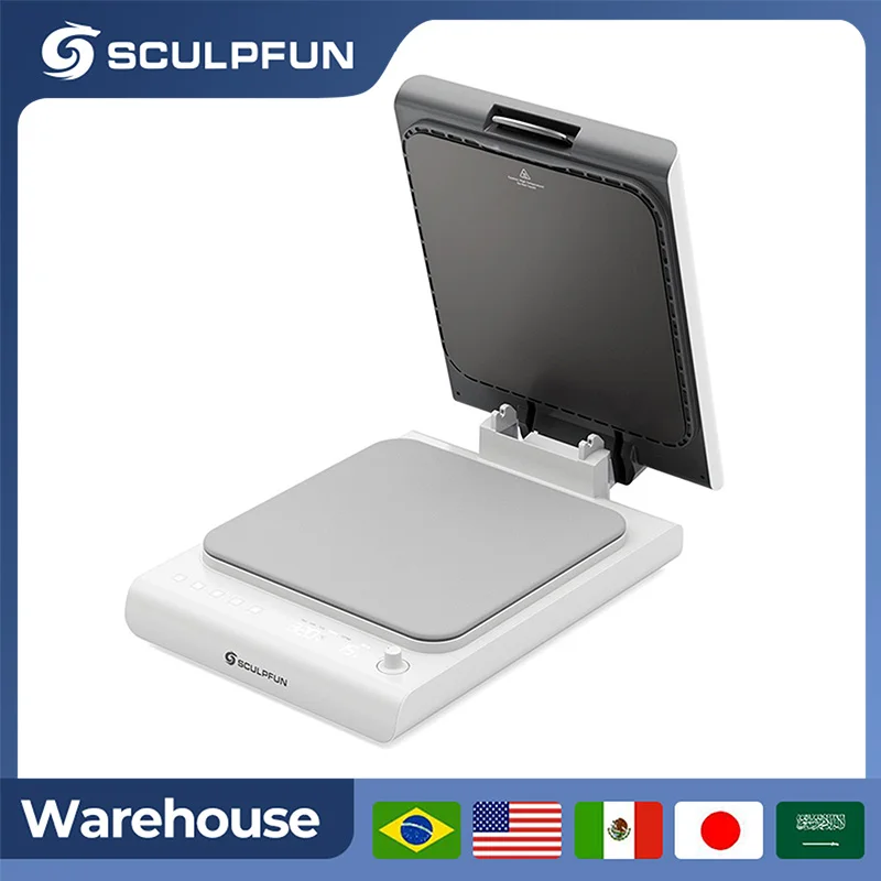 SCULPFUN Auto Heat Press Machine Upward Pressure Auto Heat Press Machine H1 for T Shirts Sublimation Heat Transfer
