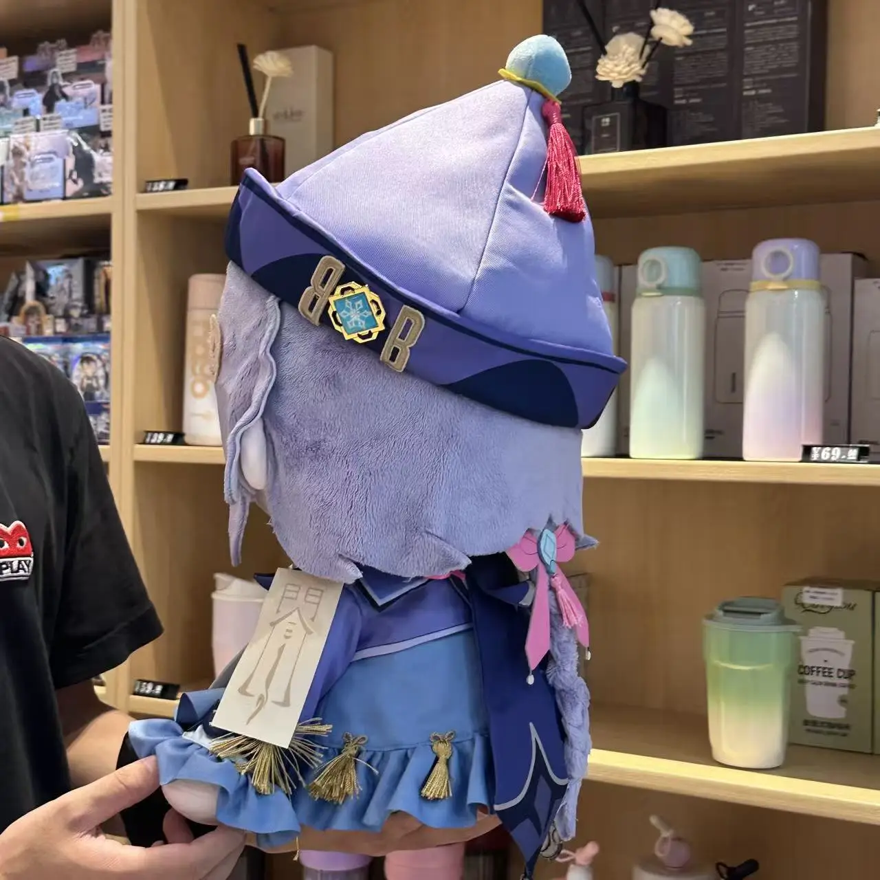 40 سنتيمتر Genshin تأثير تشيكي الكرتون محشوة بلوشيز أفخم ملابس دمى مخدة ناعمة أنيمي الحلي لطيف الشكل لعبة لعبة هدايا الاطفال #4