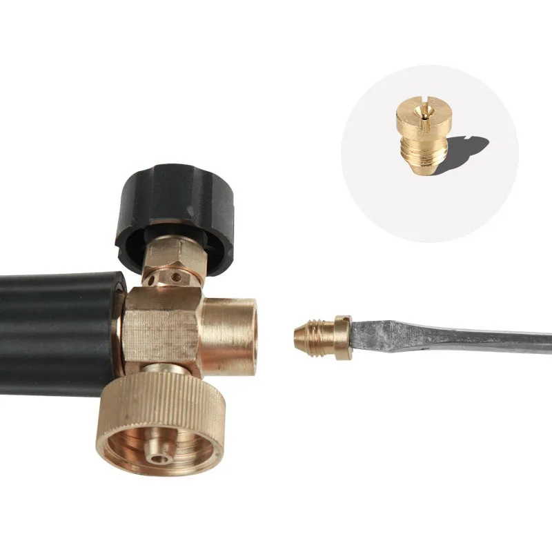 Lance Foam maker Orifice nozzle Male screw Flat head Irrigation Sprayer Sprinkler Thread Tip Water stainless steel