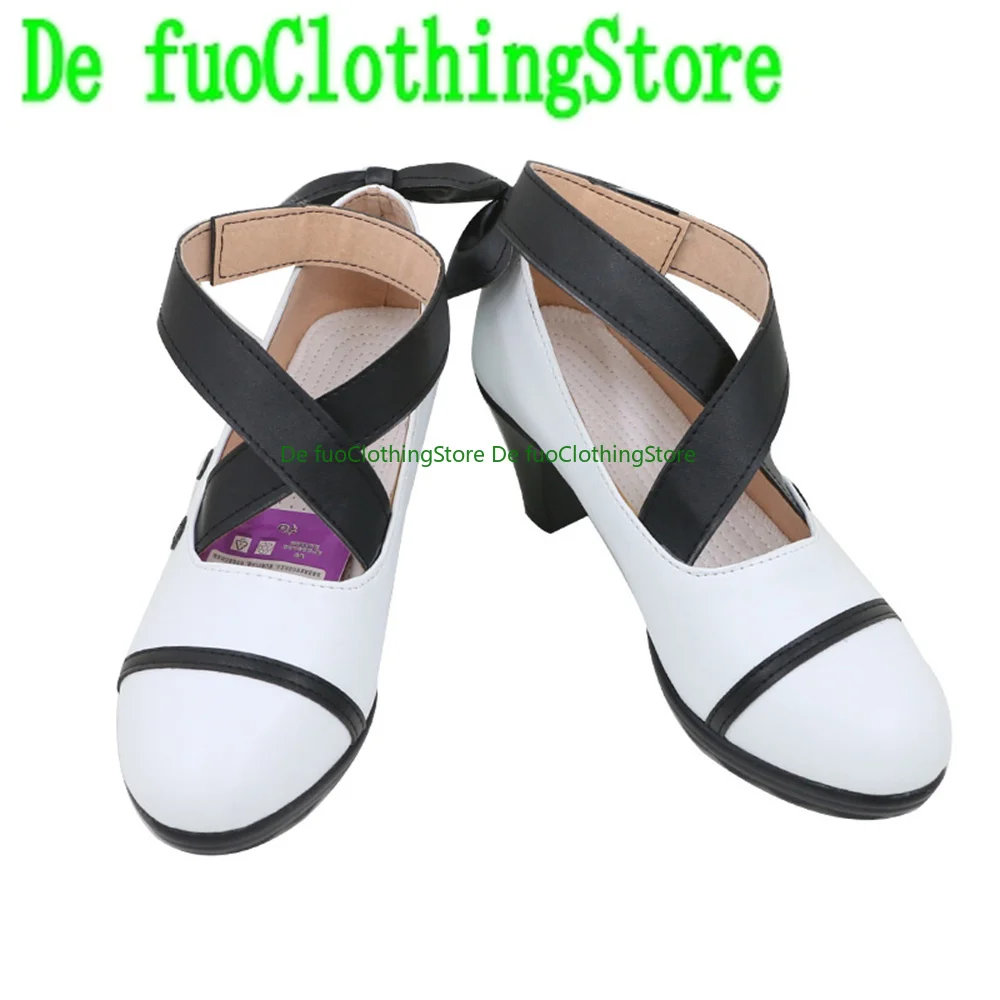DefuoClothing Arknights Specter The Unchained Cosplay Shoes Boots Anime Game Role-playing Halloween Party Props Shoes Boots