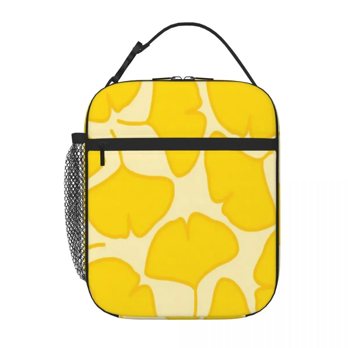 Hot Sale Large Ginkgo Leaf Pattern (Large Full Version) Minimal Decoration Durable Lunch Bag Festival Outing Insulated Food Bag