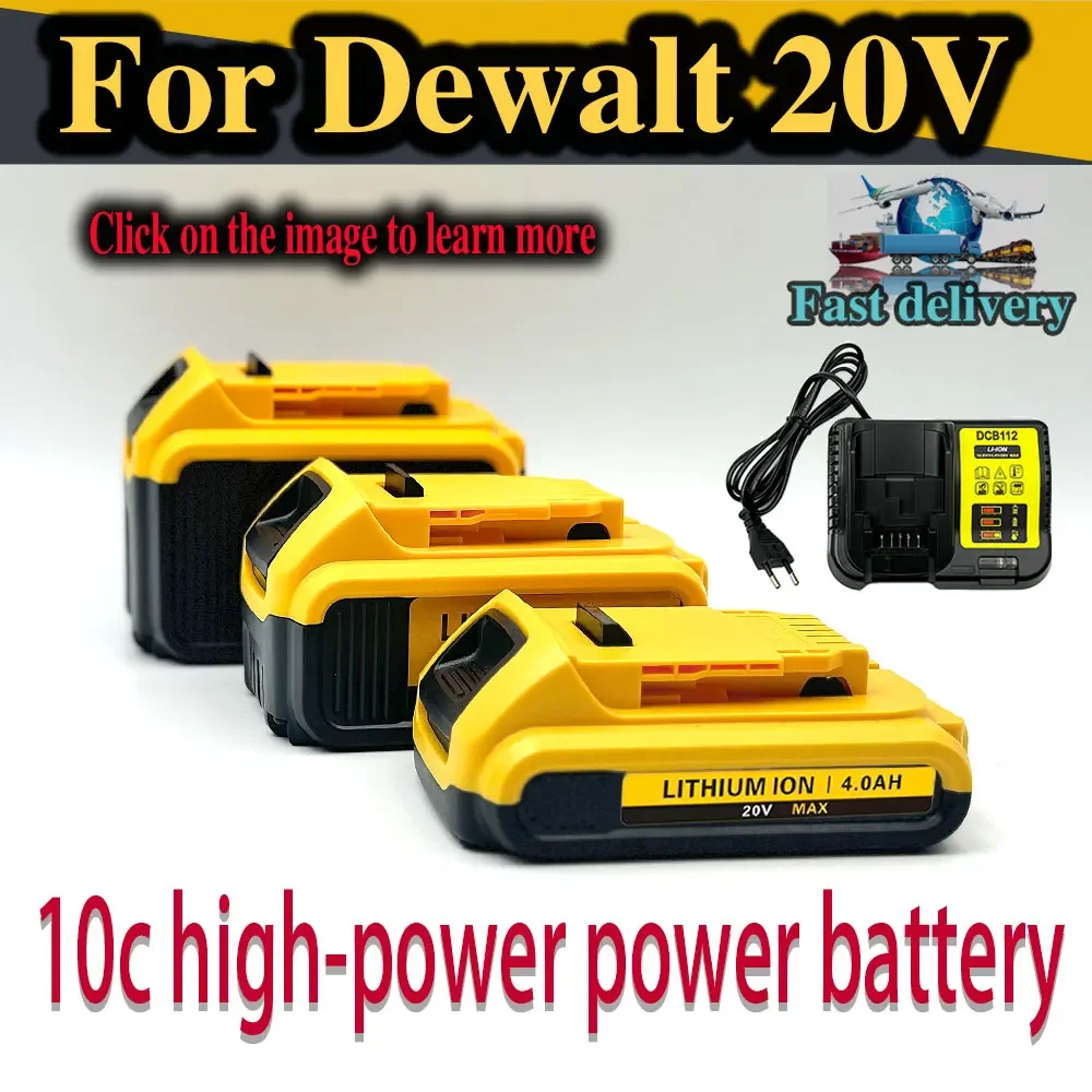 

New Dewalt Power Tool Battery Replacement, 18V, Maximum 20V, 18.0Ah, DCB200，Eddie Ion，DCB205，DCB201，DCB203