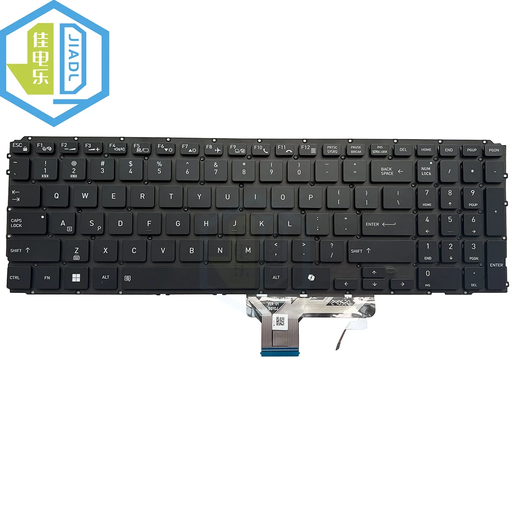 

Английская американская клавиатура для Dynabook A60-M V6623A D0K-V6623A-FPC, версия AI, замена клавиатуры