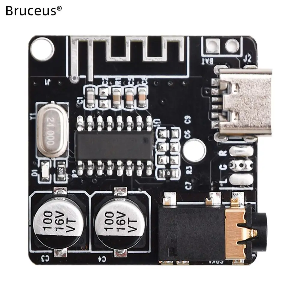 VHM-314 MP3 BT Bluetooth Audio Receiving Decoding Board 5.0 Lossless Car Decoder Amplifier Module Car Speaker Replacement