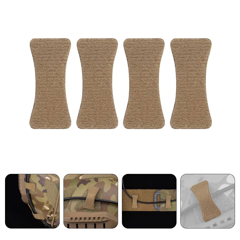 

8pcs Cable Organizer Reusable Hook Loop Tie Wire Management Fastening Straps Sticky Nylon Polyester For Headphones Chargers