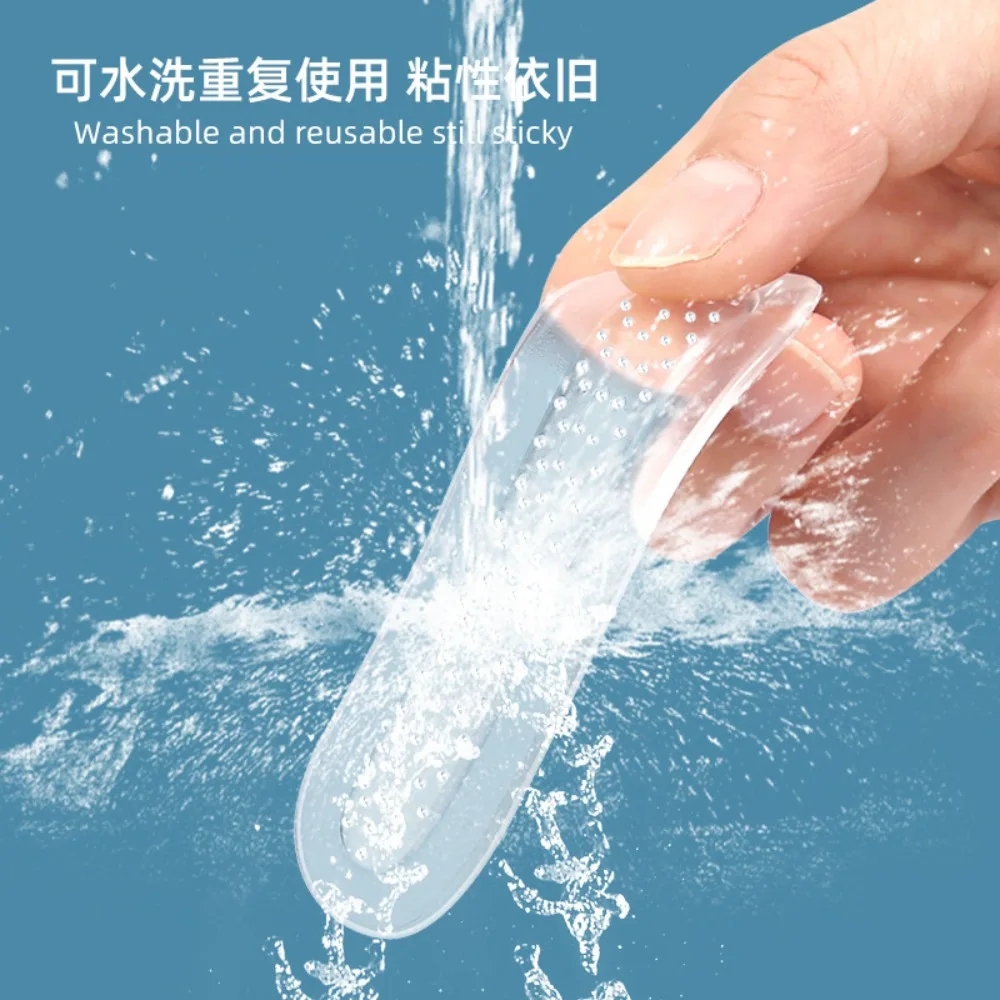 2PCS Gel Heel Cushions for Women Soft Silicone Shoe Inserts Anti-Slip High Pads, Adjustable Foot Care Cushion for Pain Relief