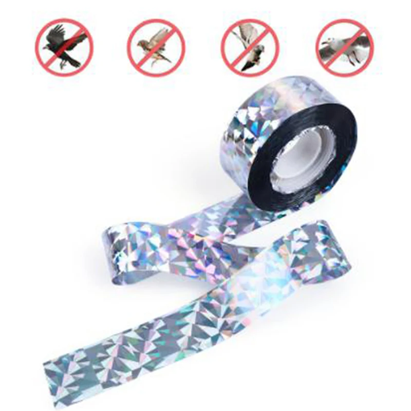 Outdoor Anti Bird Tape Audible Repellent Fox Pigeons Repeller Ribbon Tapes for Pest Control For Garden Agriculture Supplies