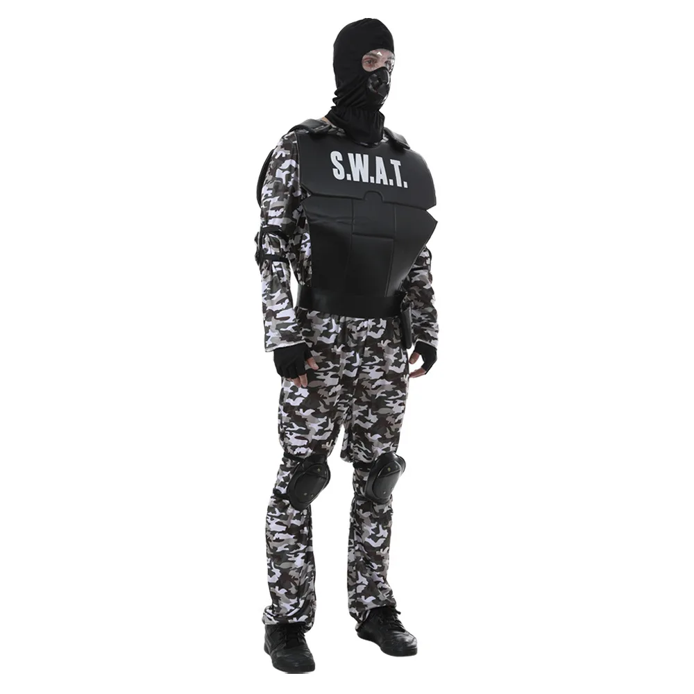 Disfraz de loween de Counter-Strike, Disfraz de Equipo Especial para Juegos de Rol, Actividad en Equipo para Adultos, Ropa...