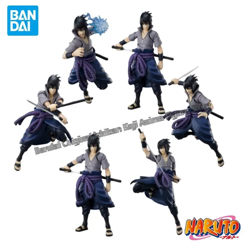 

In Stock Bandai Model Doll Brand New Boxed Naruto Uchiha Sasuke Shf Anime Characters Collectible Garage Kit Action Figure
