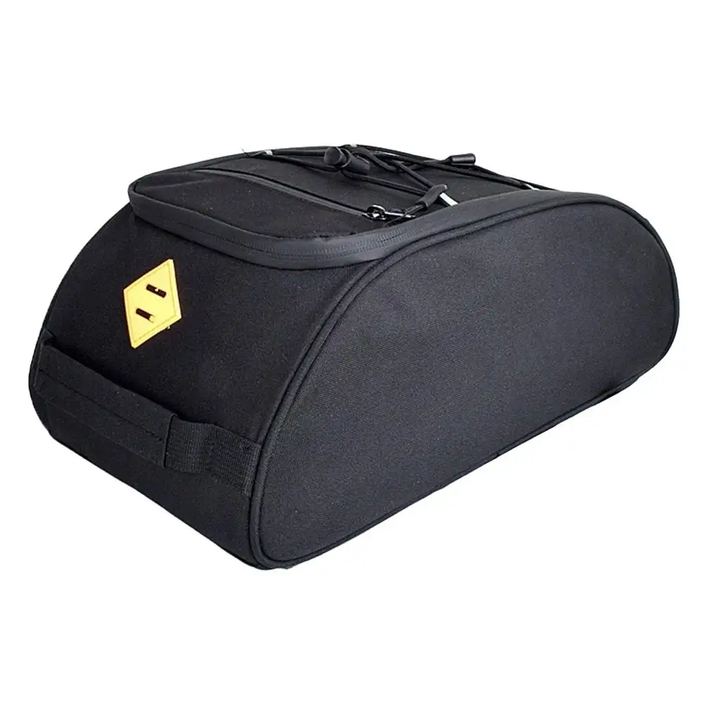 1 Stück 8L Fahrrad-Gepäckträgertasche, wasserdichte Nylon-Hecktasche mit Schnellverschluss und Schultergurt für MTB-Pendlerfahrten – Detail 1