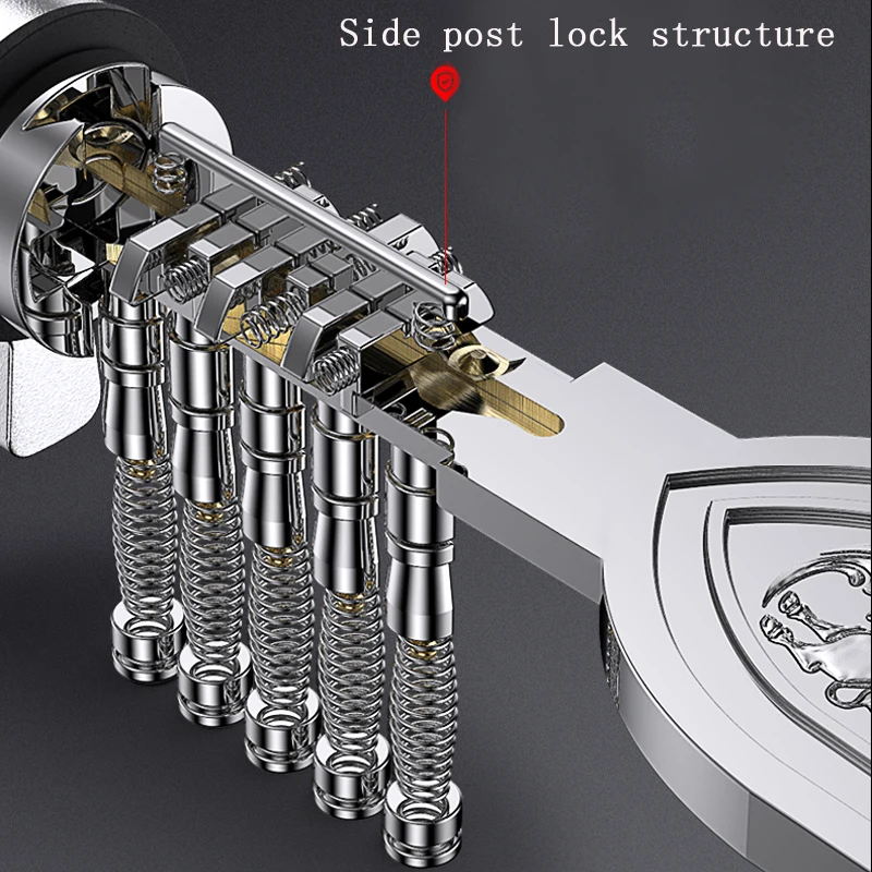 12Pcs Keys European standard lock cylinder Israeli door lock anti-theft door lock entry door cylinder lock outdo lock key lock