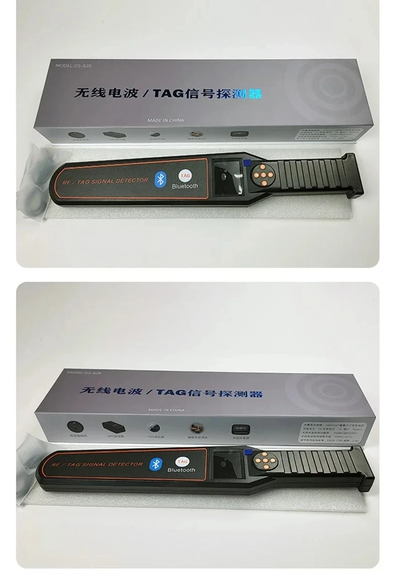 تردد محمول RF/TAG جهاز تتبع GPS لاسلكي جميع كاشف الإشارة DS828 أدوات التجسس جهاز الماسح الضوئي بلوتوث واي فاي كشف الإشارة