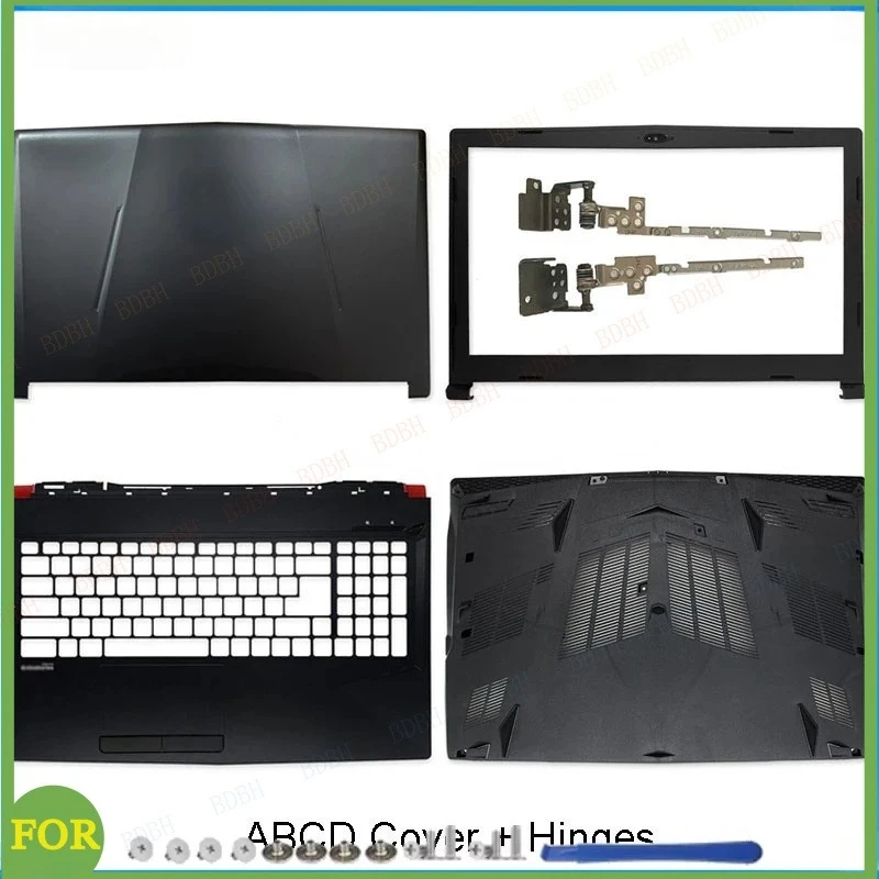 

Новая крышка корпуса ПК, задняя крышка ЖК-дисплея, рамка, петли, подставка для рук, нижняя часть для GL63 MS-16P6/16P5 MS-16P7 8SC 8SD 8RB 8RC 8RCS 8RD 9SC, 15.6 дюйма