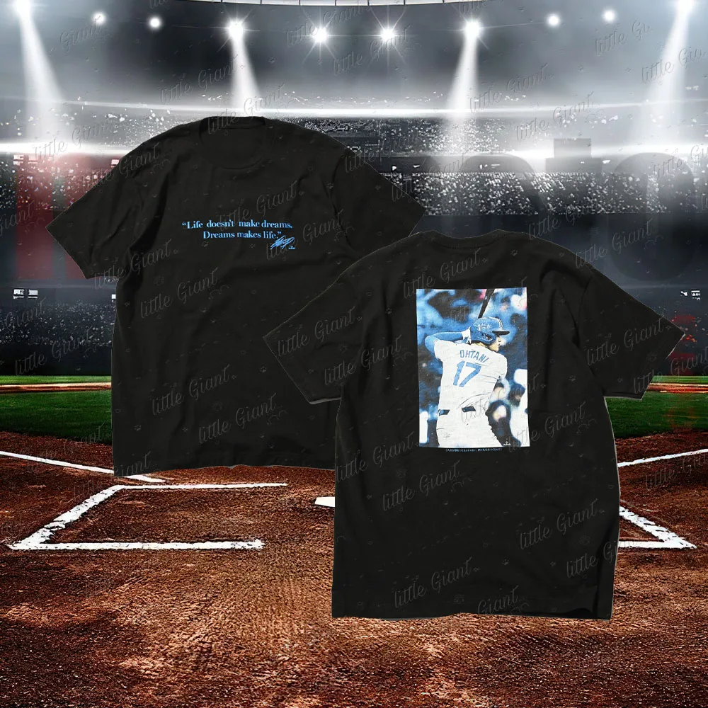 New Arrivals Los Angeles Dodgers #17 Baseball Jersey 2024 Summer Men's 100% Cotton T-Shirt Kid‘s/Adults Universal Size Tops