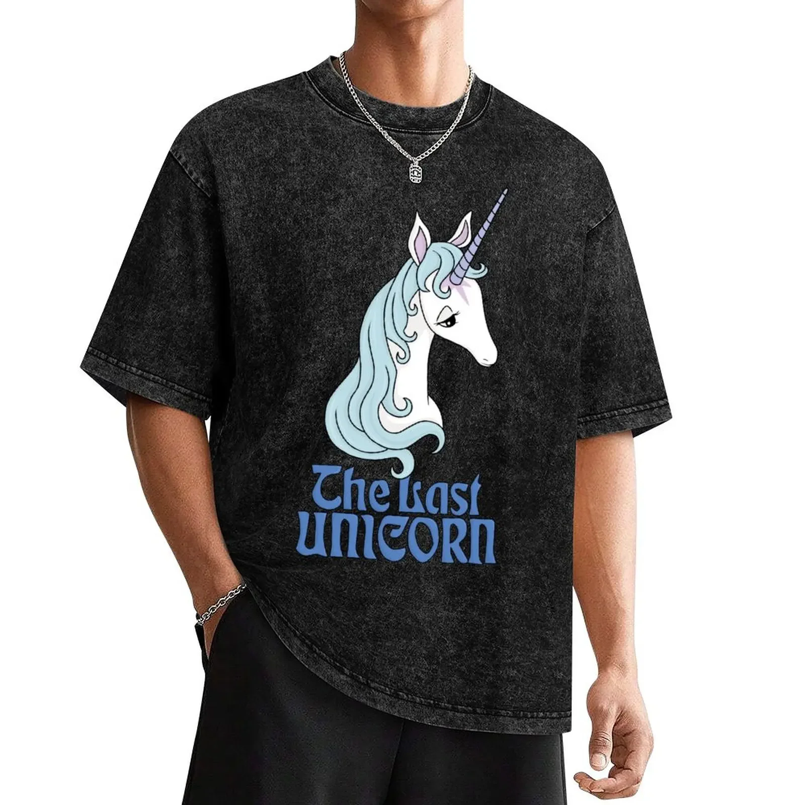 

The Last Unicorn T-Shirt shirts graphic plus size tops blacks black t-shirts for men