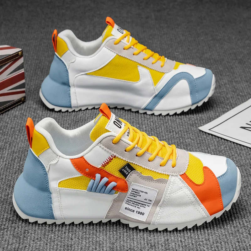 أحذية ELUVA الرجالية الرياضية كاجوال للمشي، غير قابلة للانزلاق، مريحة ومسامية، أحذية رياضية للجري للرجال والرياضات الخارجية #1