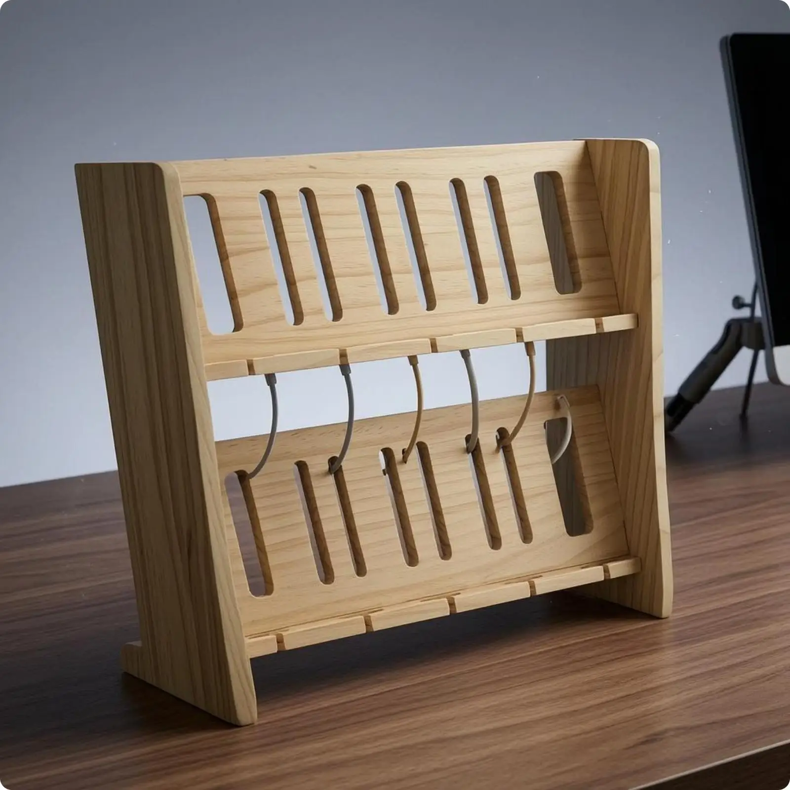 solid-wood-multi-layer-phone-stand-table-phone-holder-bracket-for-home-office-desktop-organization
