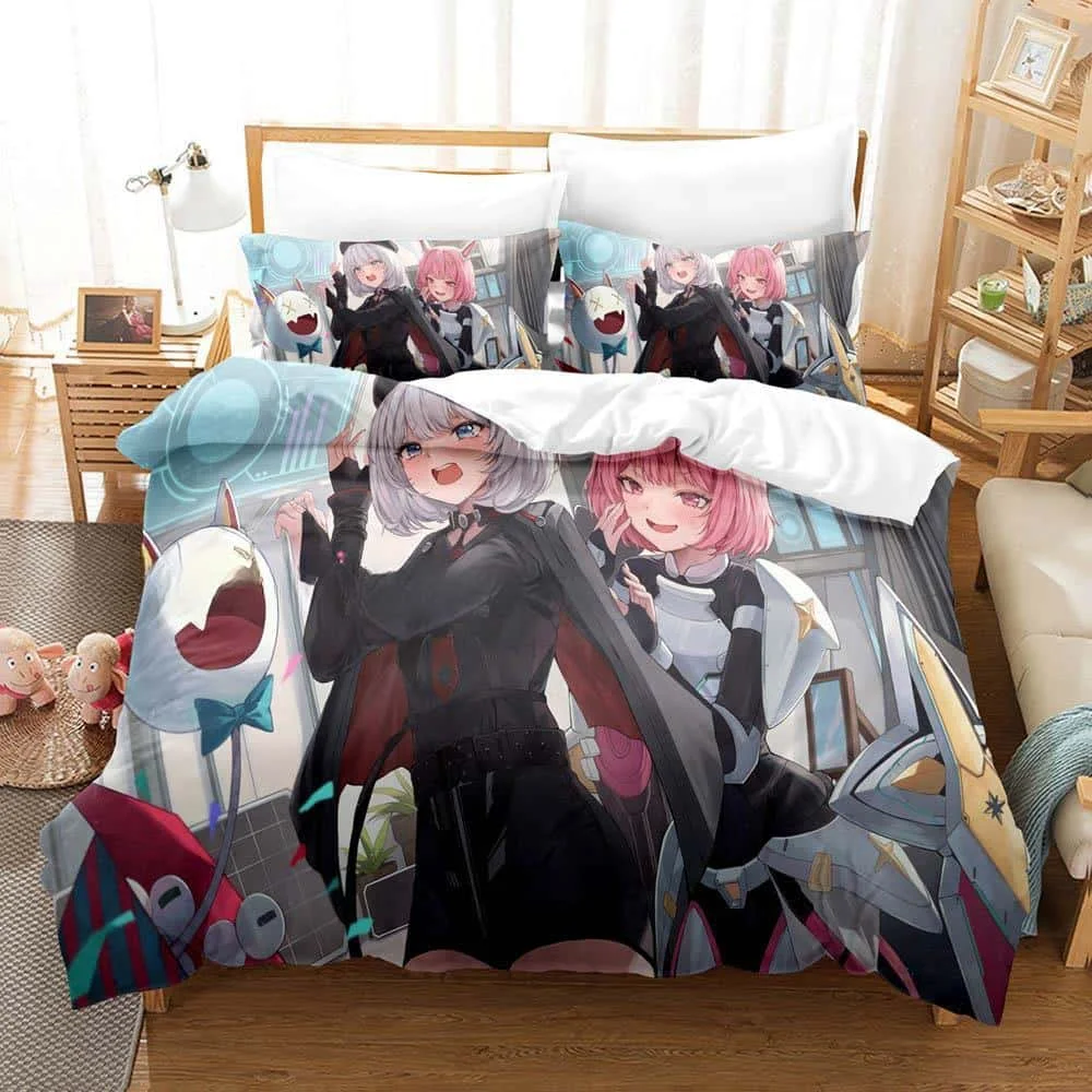 Game Goddess of Victory: Nikke Bedding Set Single Twin Full Queen King Size Bed Set Adult Kid Bedroom Duvet cover Sets 3D Anime