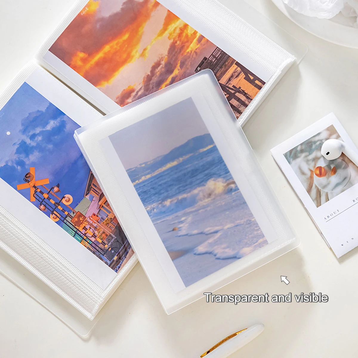 Ins Style Simple Photo Album Large Capacity Polaroid Frosted PP Pocket Material Storage Book Multi-specification Data Book