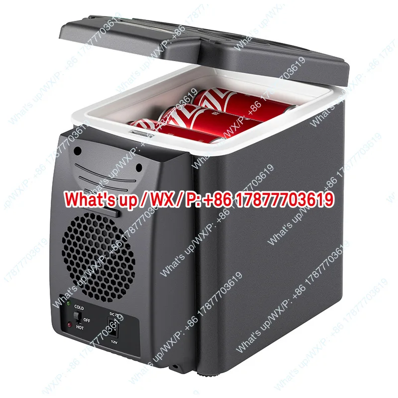 Car refrigerator 6 liters family car dual-purpose cold and hot box car refrigerator mini small refrigerator