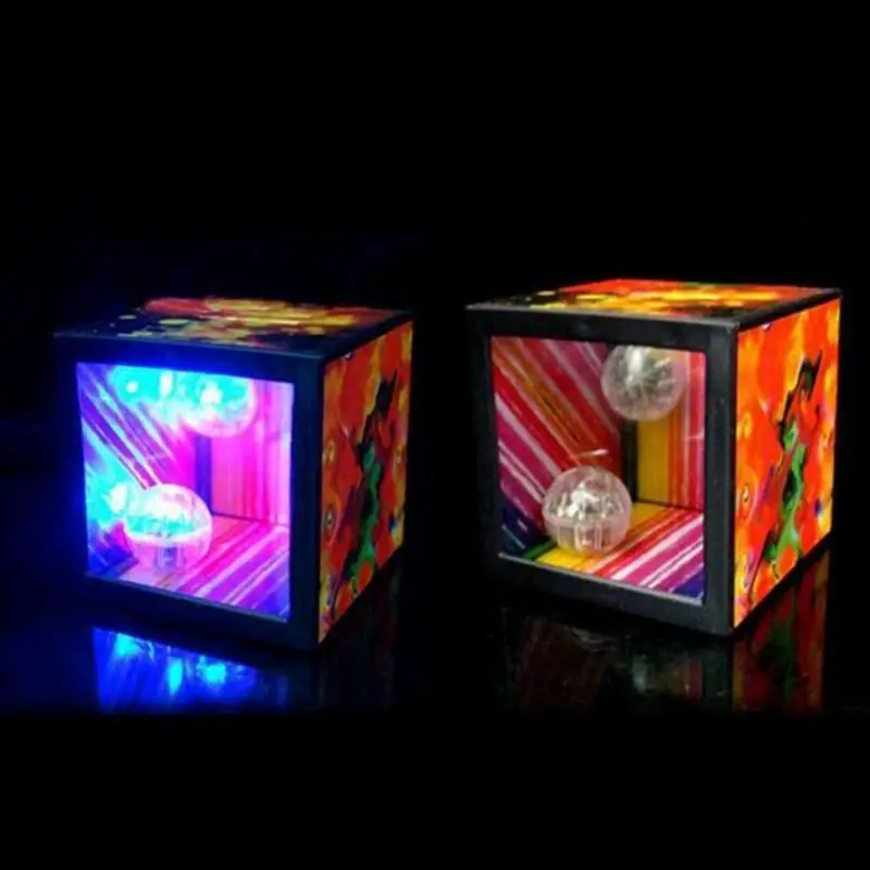 Nuovo specchio Monete mancanti Custodia quadrata Trucco Prop Trucco Moneta Scatola raccolta soldi Salvadanaio magico Accessori per intrattenimento