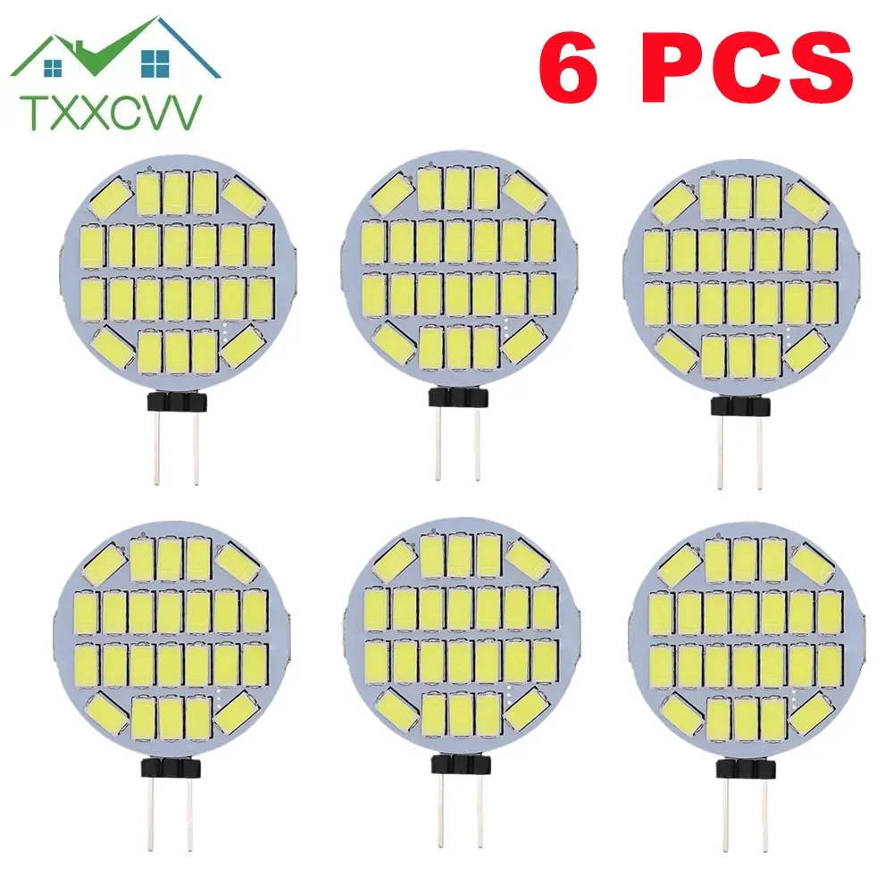 12V 24V AC G4 หลอดไฟ LED 3W RV แทนที่หลอดไฟฮาโลเจน 25W 350LM 24 LEDs 5730smd ไม่มี Flicker Range Hood เรือ