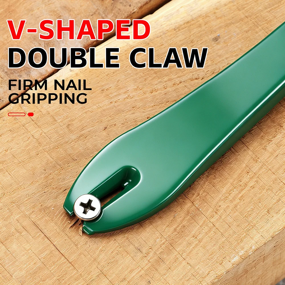 Pry Bar Nail Puller 10 12 Inch Carbon Steel Multi Function Crowbar For Furniture Demolition Nail Removal Tool Motorcycle Repair
