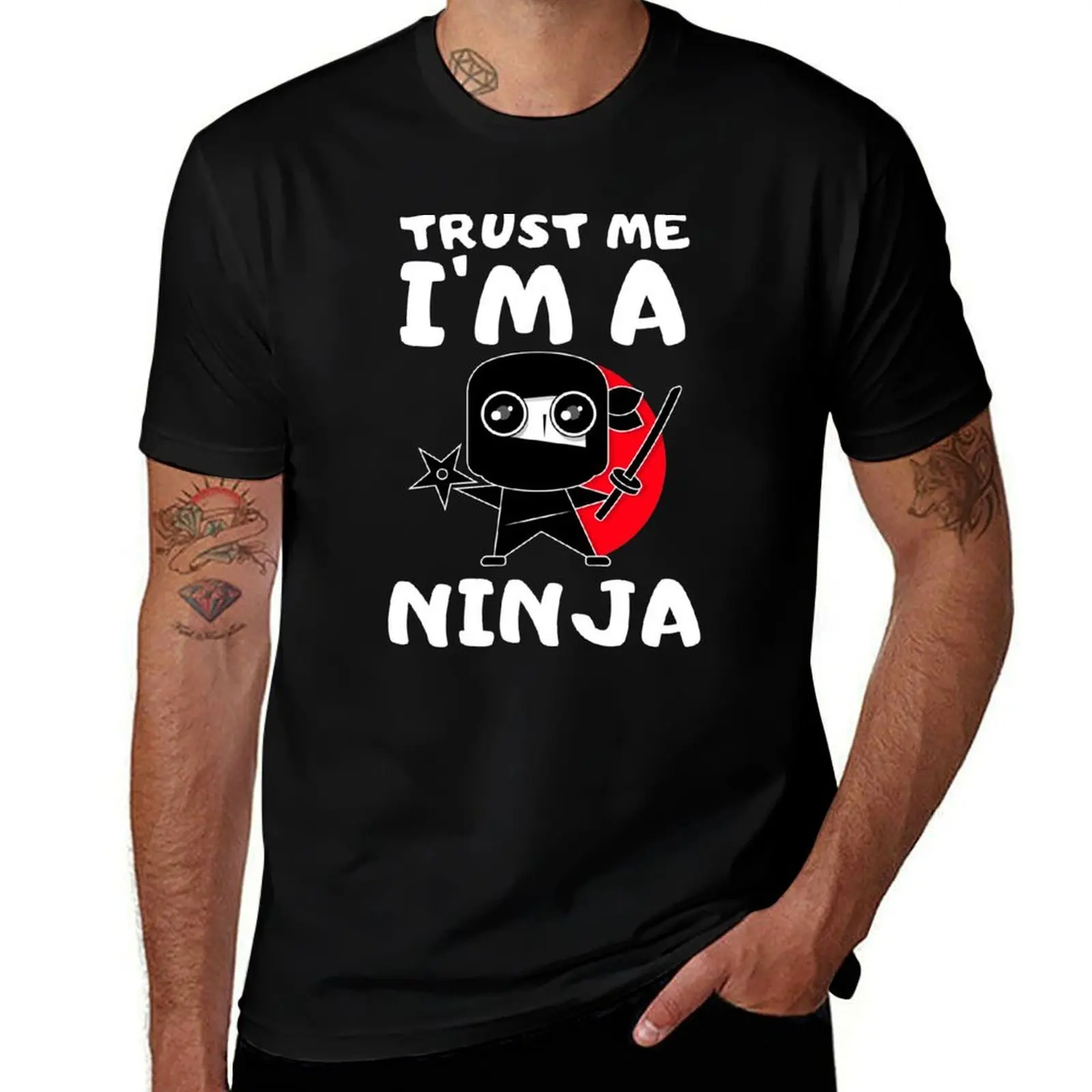 

Trust Me I'm a Ninja T-Shirt Plus Size Solid Color T-Shirt