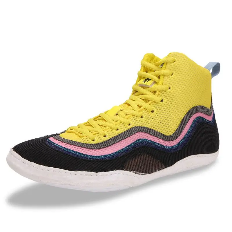 

Professional Wrestling Sneakers for Mens Rubber Sole Men Boxing Sport Shoes Comfortable Breathable Gym Training Shoes Man